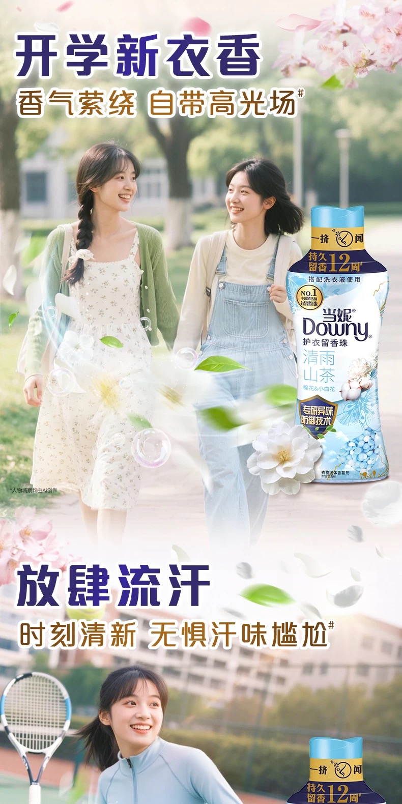 当妮留香珠多规格12周持久留香香味非洗衣凝珠护衣